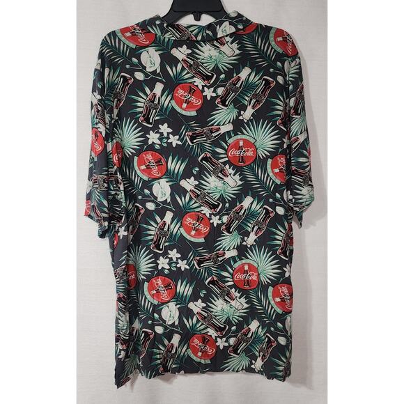 Coca cola collared button down short sleeve shirt size XL - Picture 6 of 6
